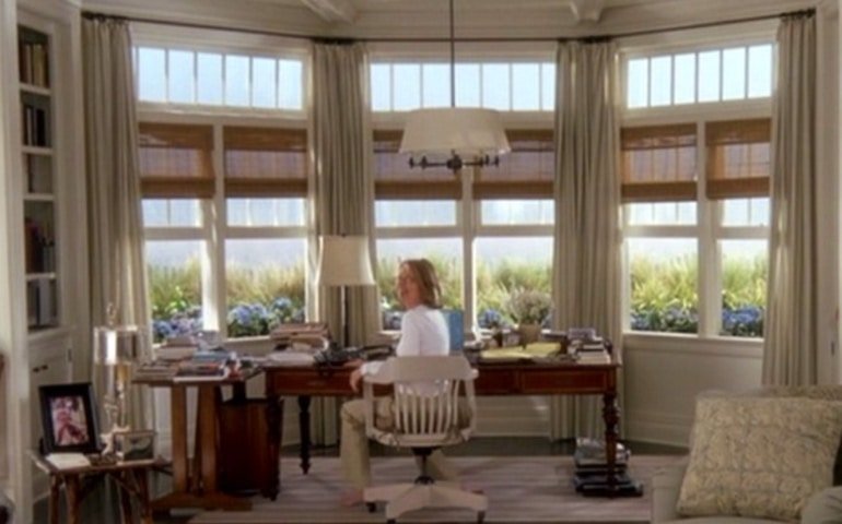 Classic Cape Cod Coastal Design Interior from Something's Gotta Give