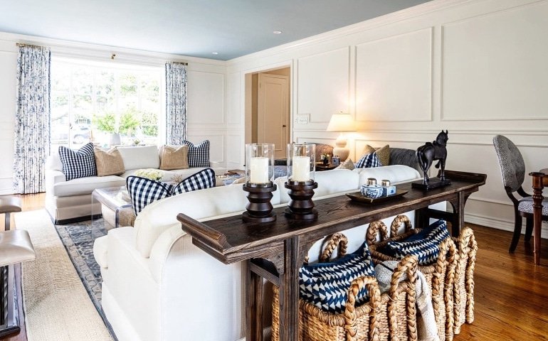 San Marino Charleston Charm Living Room Design