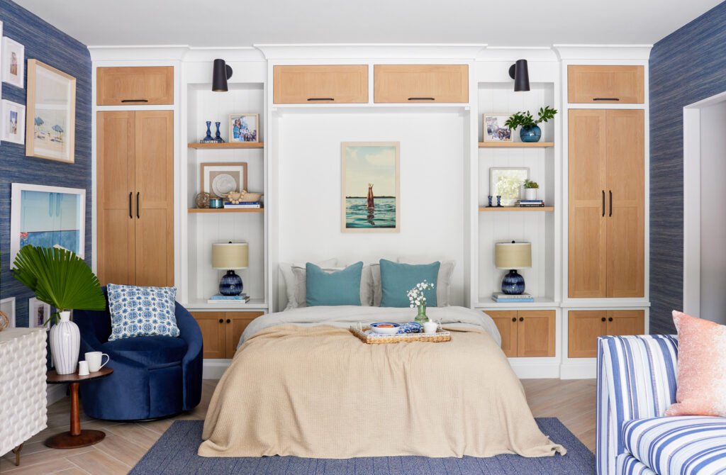 Mediterranean Coastal Murphy Bed Design