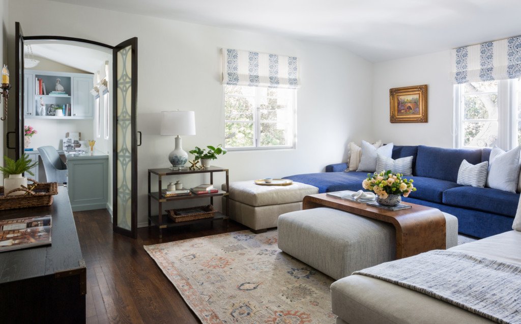 Oh So Spanish Family Room Design La Canada