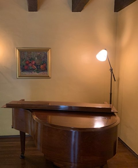 Oh So Spanish Living Room Nook Before