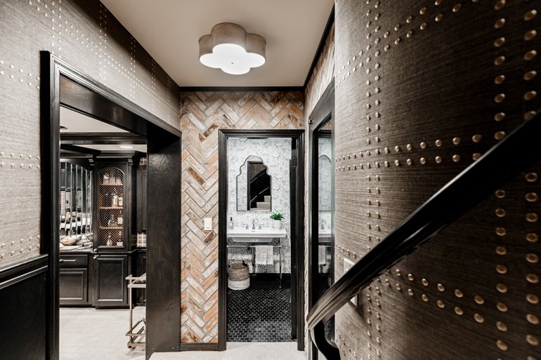 Our Playful Plaid Pub Pattern Wall Design