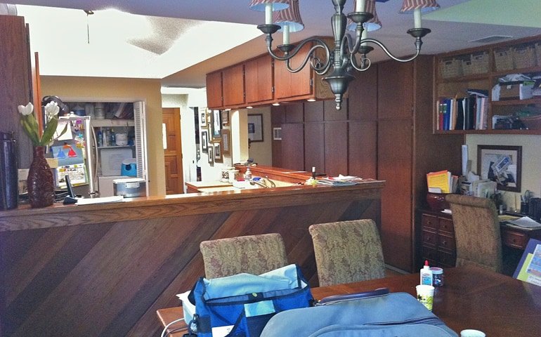 Ranch House Before Kitchen Renovation