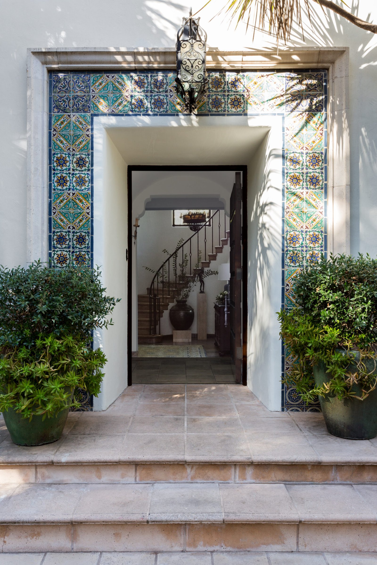 Home designed from a long-term partnership with Coco Maison in La Canada - the exterior.