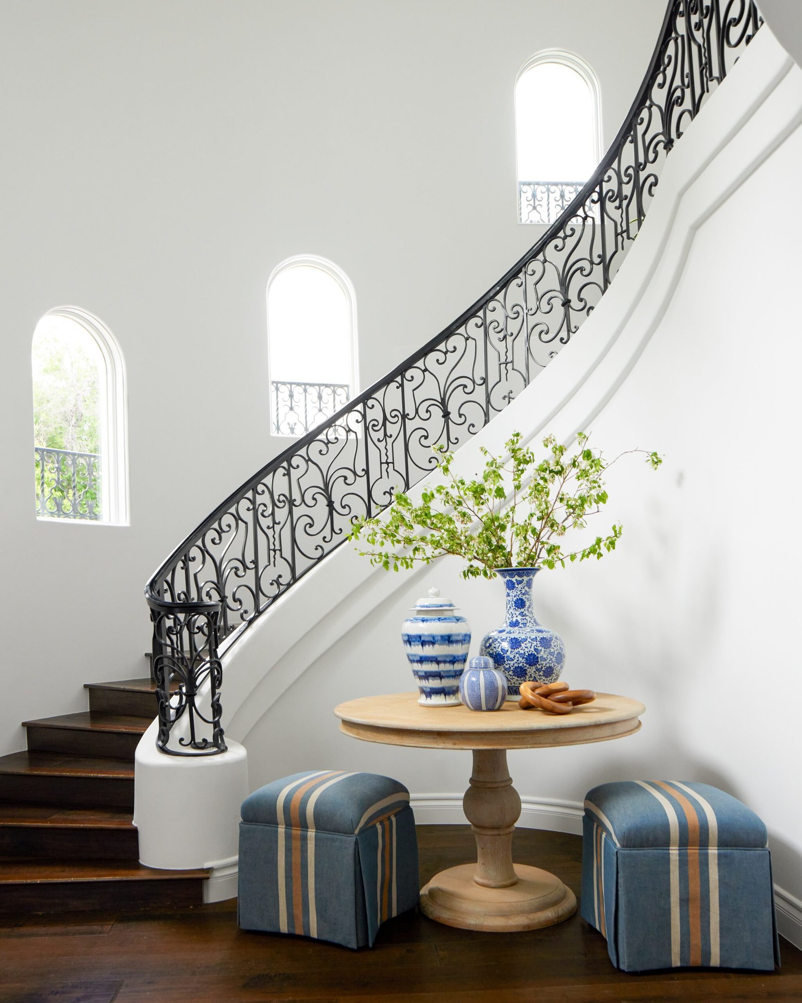 What to look for before buying a house - stairwell with natural light.