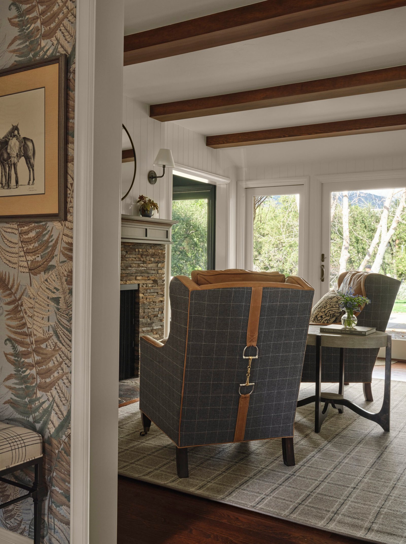 What luxury interior design really means - custom horsebit-backed chair.